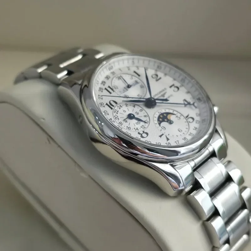 Thumb Master Collection 40 Chronograph Calendar Stainless Steel / Silver / Bracelet