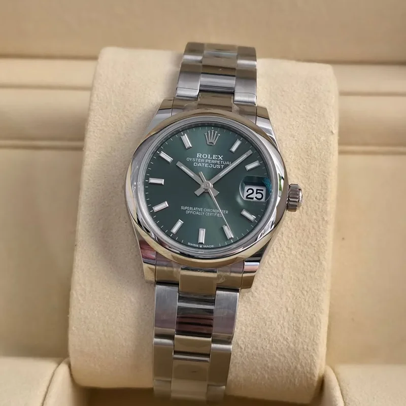 Datejust 31 Stainless Steel / Oyster / Green