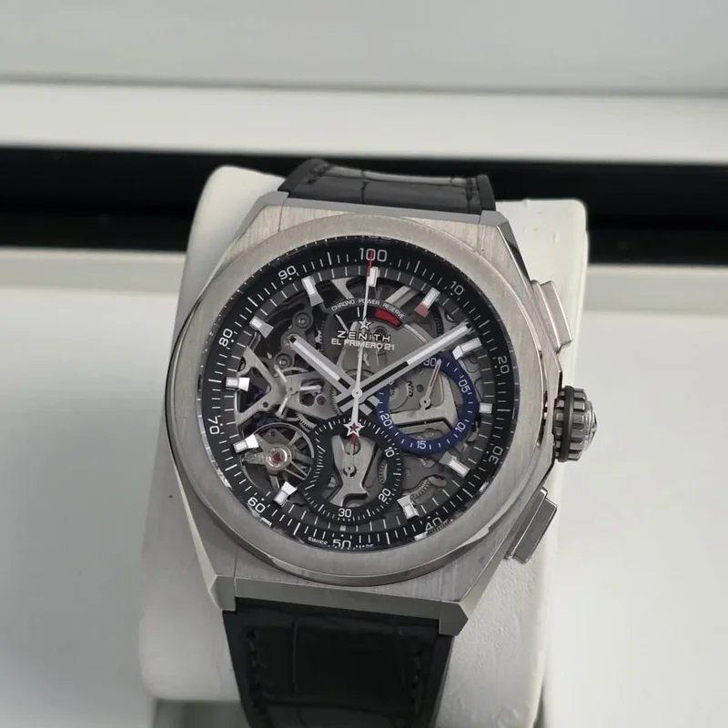 Defy El Primero 21 Titanium / Skeleton / Alligator