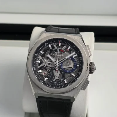 Defy El Primero 21 Titanium / Skeleton / Alligator