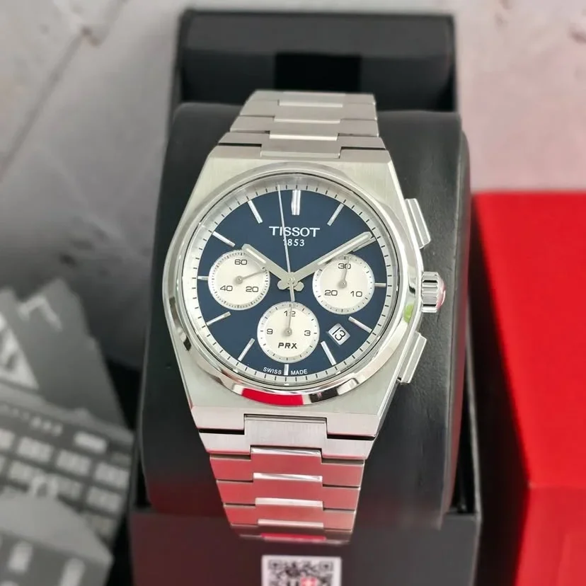 PRX Chronograph Stainless Steel / Blue