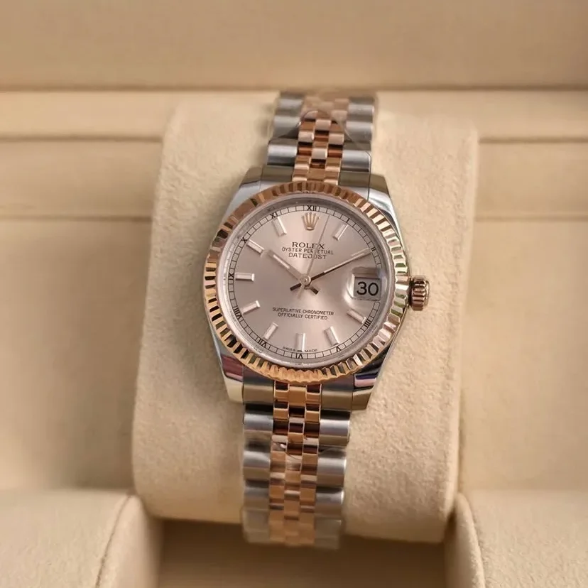 Datejust 31 Rolesor Everose Fluted / Jubilee / Pink