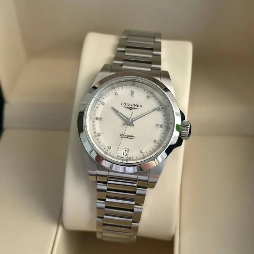 Conquest 34 Stainless Steel / MOP / Bracelet