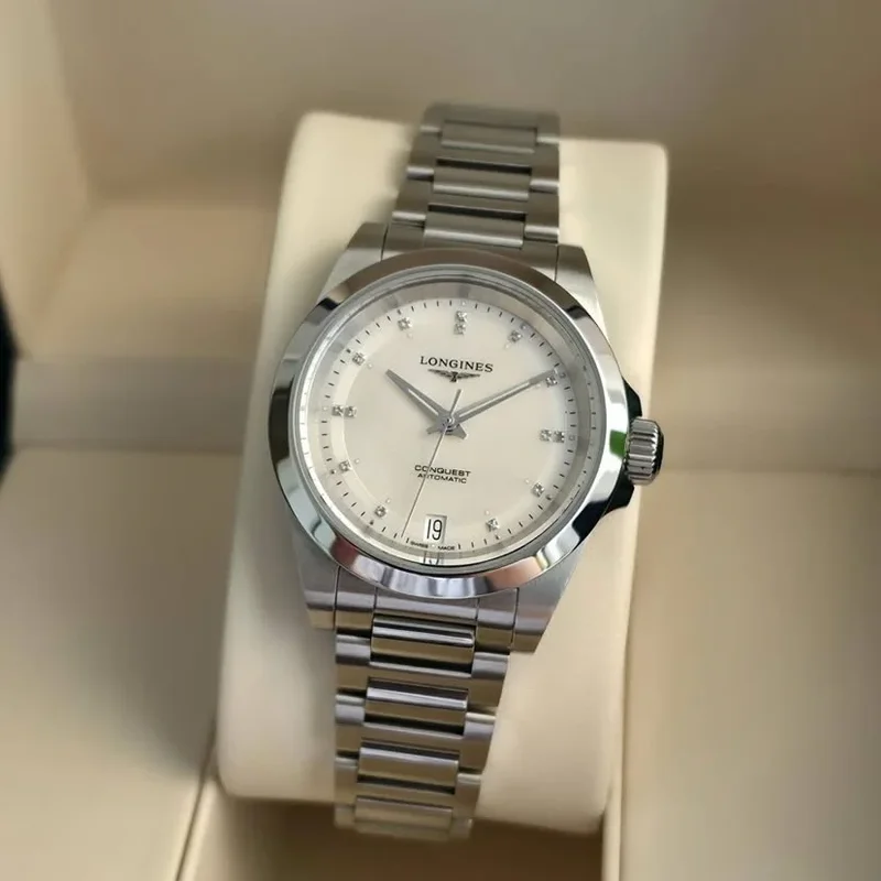 Conquest 34 Stainless Steel / MOP / Bracelet