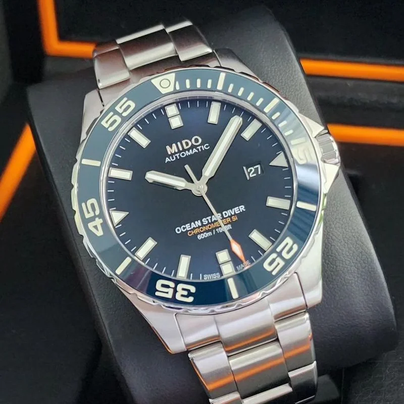 Thumb Ocean Star 600 Chronometer Stainless Steel / Blue / Bracelet