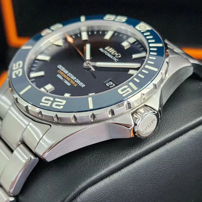 Thumb Ocean Star 600 Chronometer Stainless Steel / Blue / Bracelet