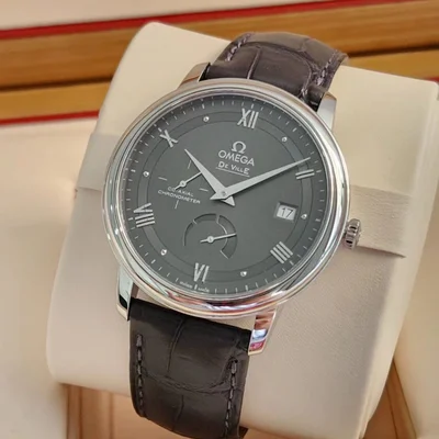 De Ville Prestige Co-Axial 39.5 Power Reserve Stainless Steel / Vintage  Grey