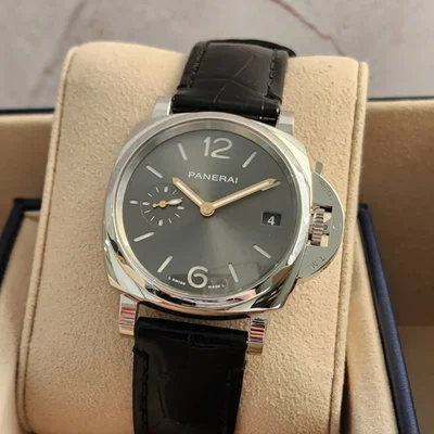 Luminor Due 38 Automatic Stainless Steel / Grey