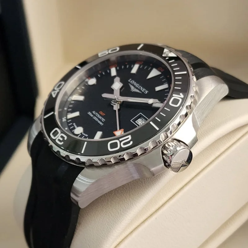 Thumb Hydroconquest GMT 41 Stainless Steel / Black / Rubber