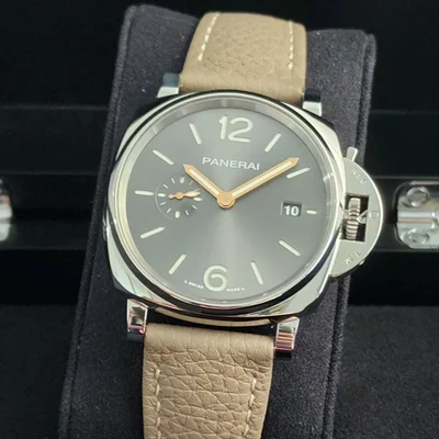 Luminor Due 42 3 Days Date Stainless Steel / Grey