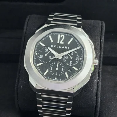 Octo Roma Chronograph Black