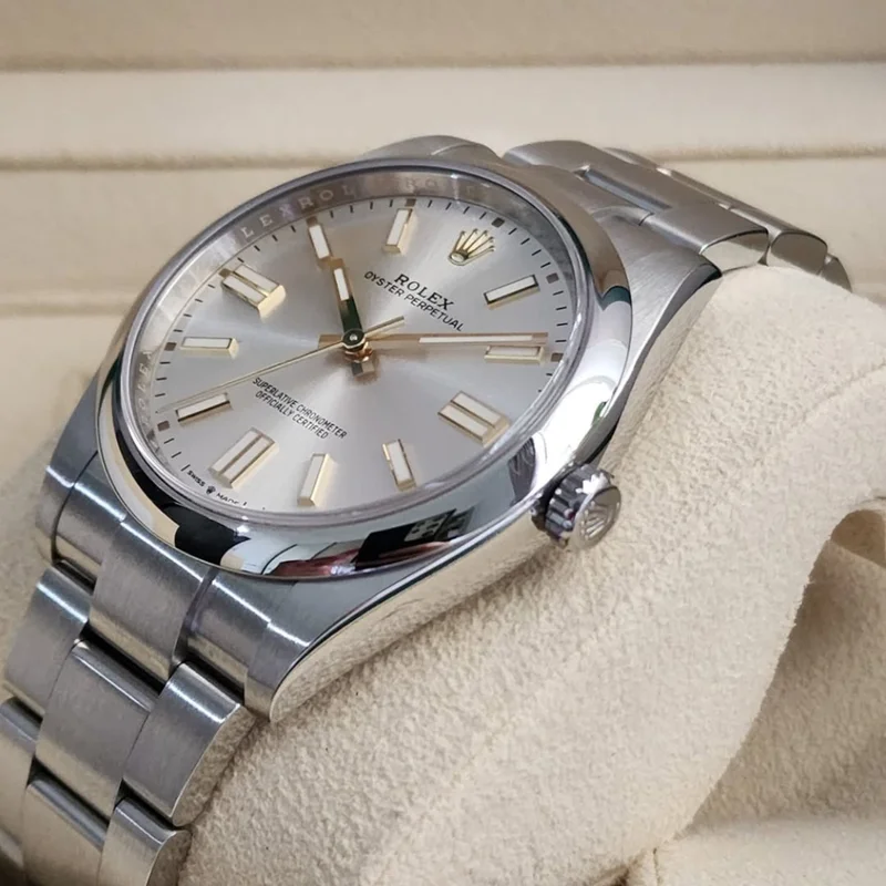 Thumb Oyster Perpetual 41 Stainless Steel / Silver