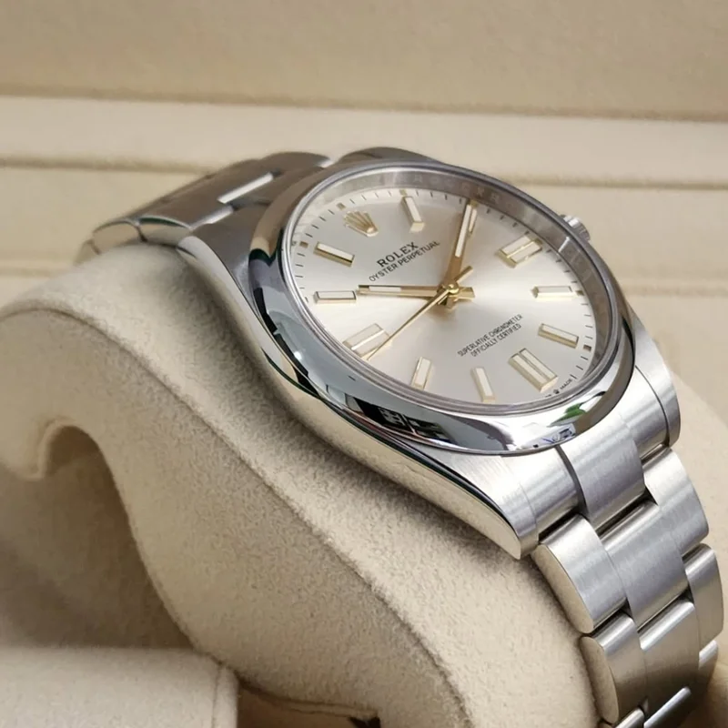 Thumb Oyster Perpetual 41 Stainless Steel / Silver