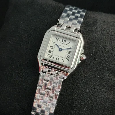 Panthere Small Stainless Steel White
