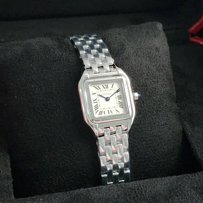 Thumb Panthere Small Stainless Steel White