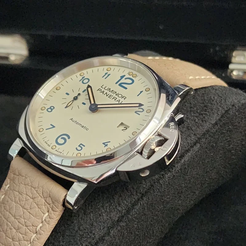 Thumb Luminor Due 42 3 Days Date Stainless Steel / White