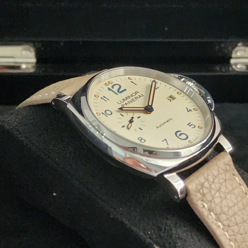 Thumb Luminor Due 42 3 Days Date Stainless Steel / White