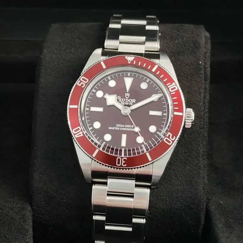 Black Bay Fifty-Eight Stainless Steel Burgundy 