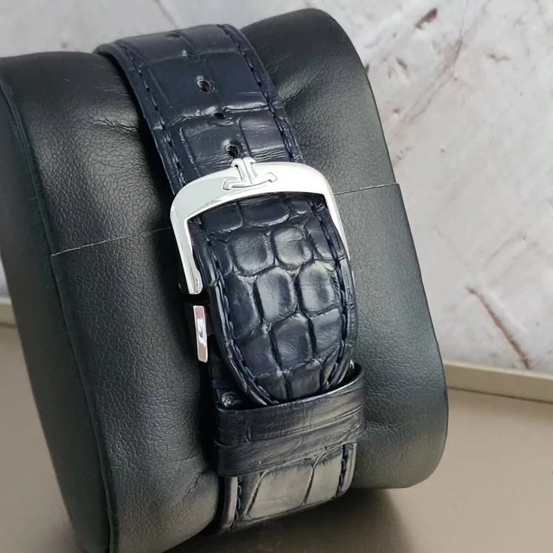 Thumb Reverso Tribute Moon Stainless Steel / Silver / Alligator