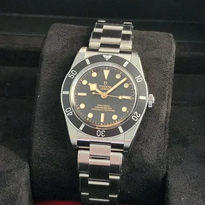 Black Bay Fifty-Four Stainless Steel / Black / Bracelet