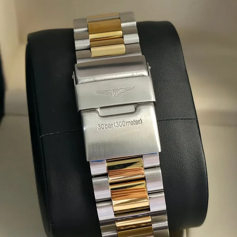 Thumb HydroConquest 41 Automatic Stainless Steel / Yellow Gold / Blue