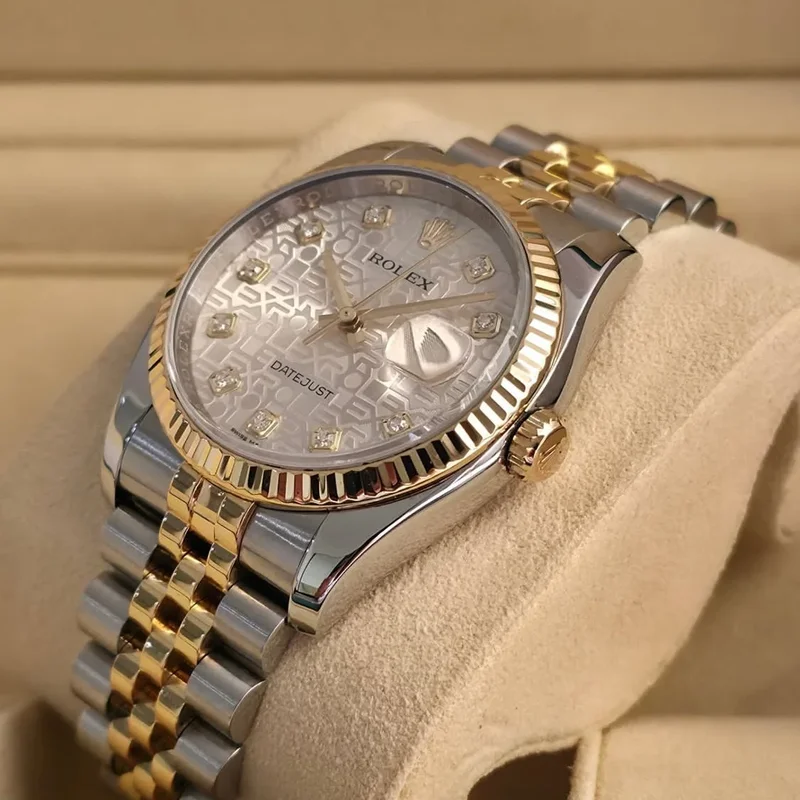 Thumb Datejust 36 Rolesor Yellow Fluted / Jubilee / Silver Computer