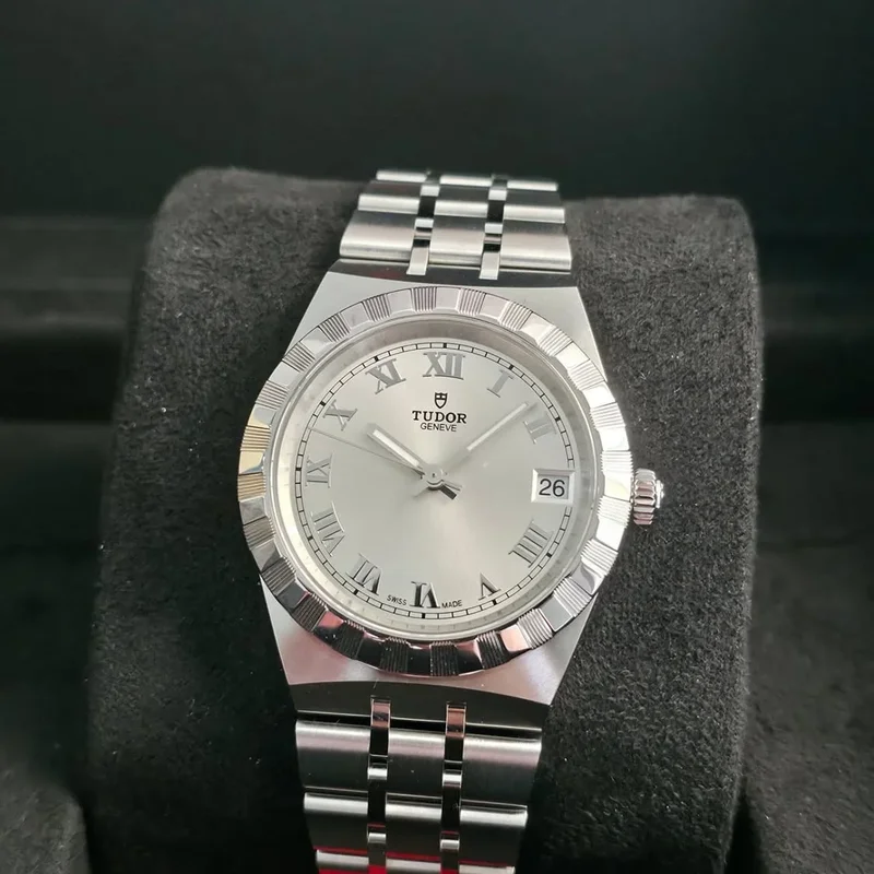 Royal Date 34 Stainless Steel / Silver - Roman