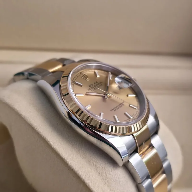 Thumb Datejust 36 Rolesor Yellow Fluted / Oyster / Champagne