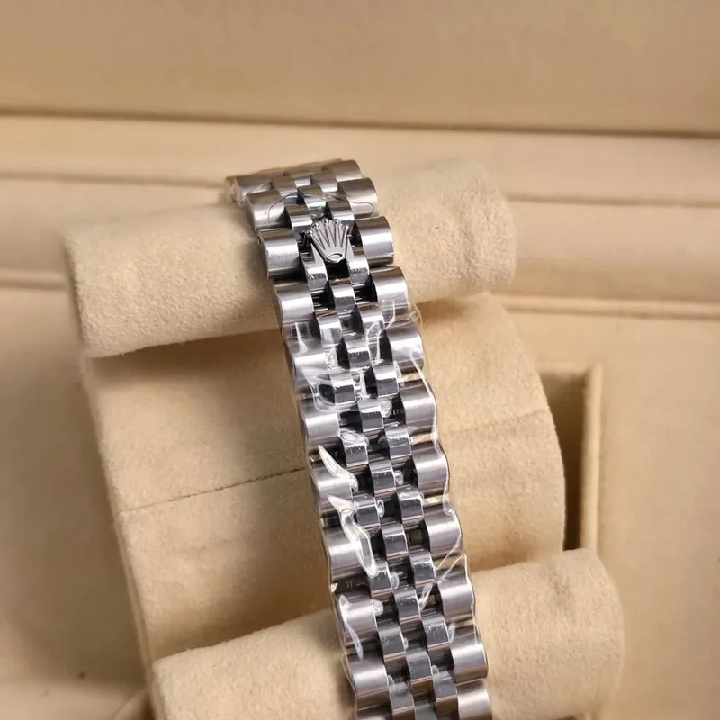 Thumb Datejust 31 Stainless Steel Fluted / Jubilee / Dark Rhodium Floral