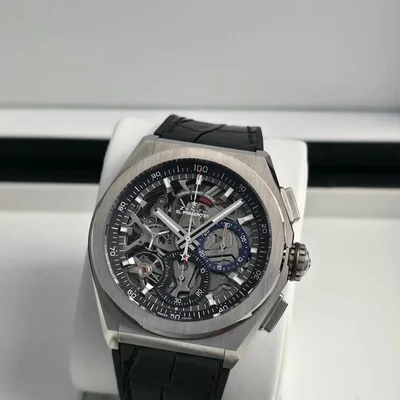 Defy El Primero 21 Titanium / Skeleton / Alligator