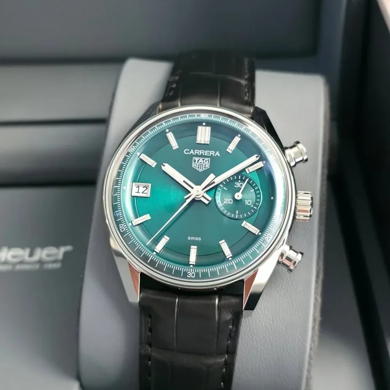 Carrera Chronograph Stainless Steel / Green