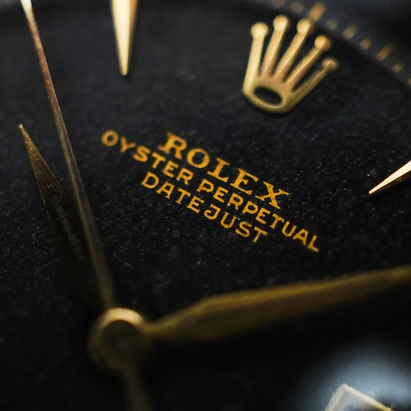 Thumb Rolex Datejust 6305-2 Black Dial