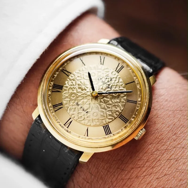 Thumb Omega De ville Floral Dial