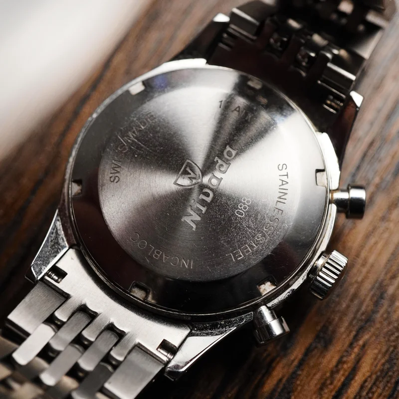 Thumb Chronomaster Aviator Sea Diver Manual Stainless Steel / Black / Bracelet