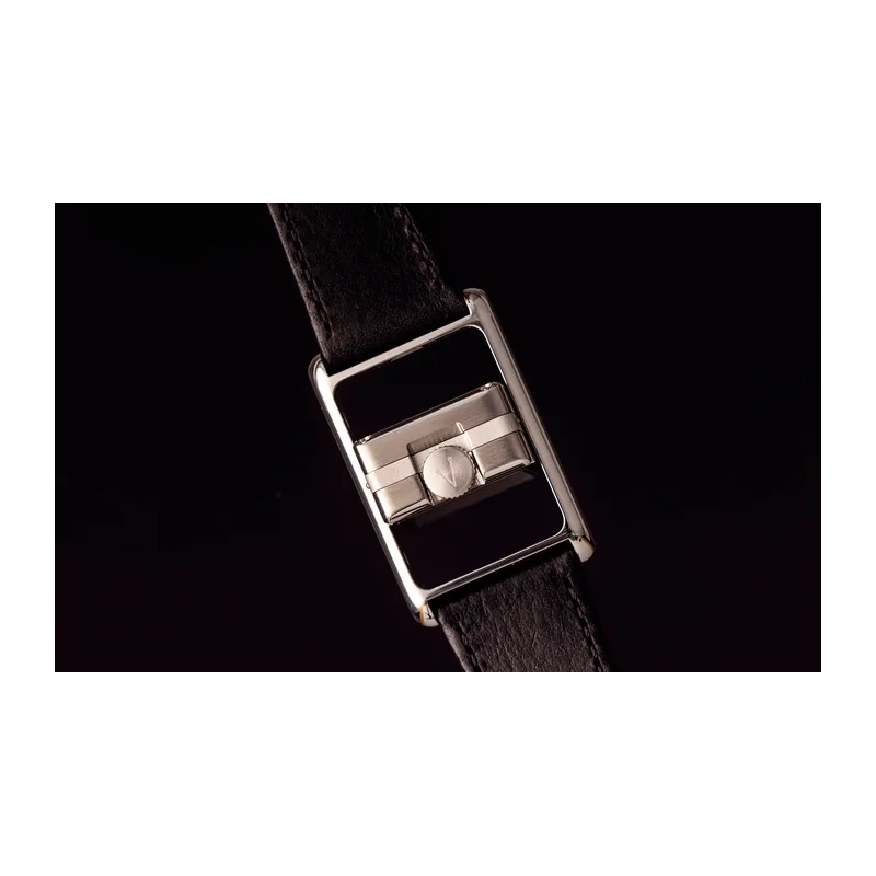 Thumb Vario VERSA Reversible Dual Time Silver-White MoP Watch