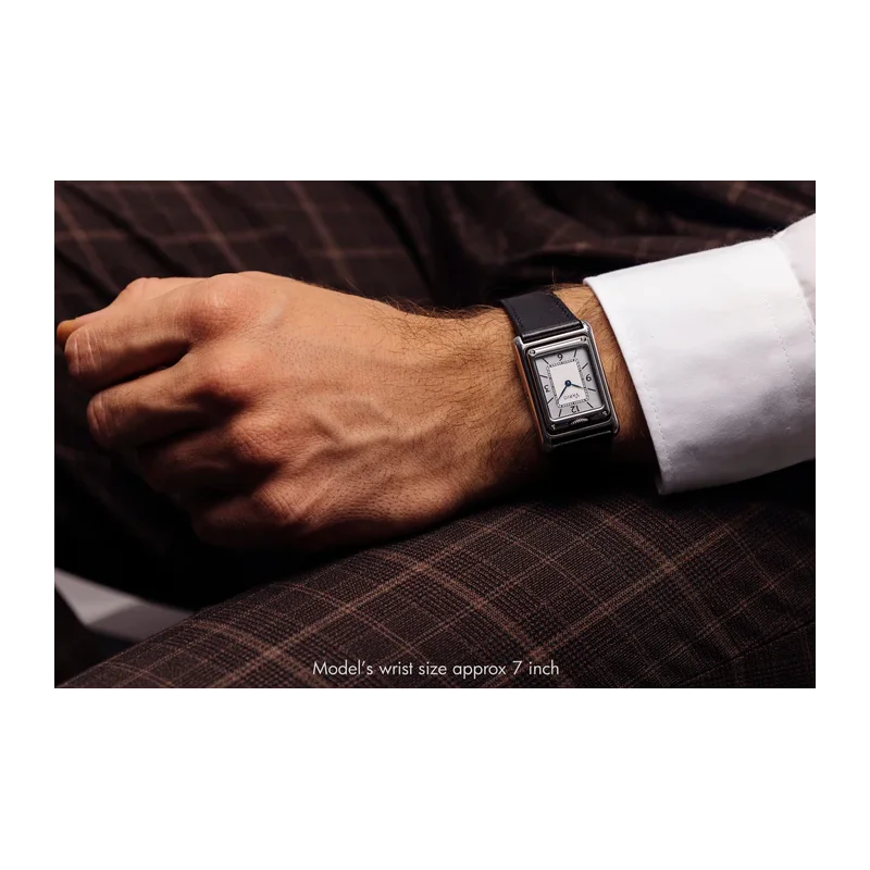 Thumb Vario VERSA Reversible Dual Time Silver-White MoP Watch