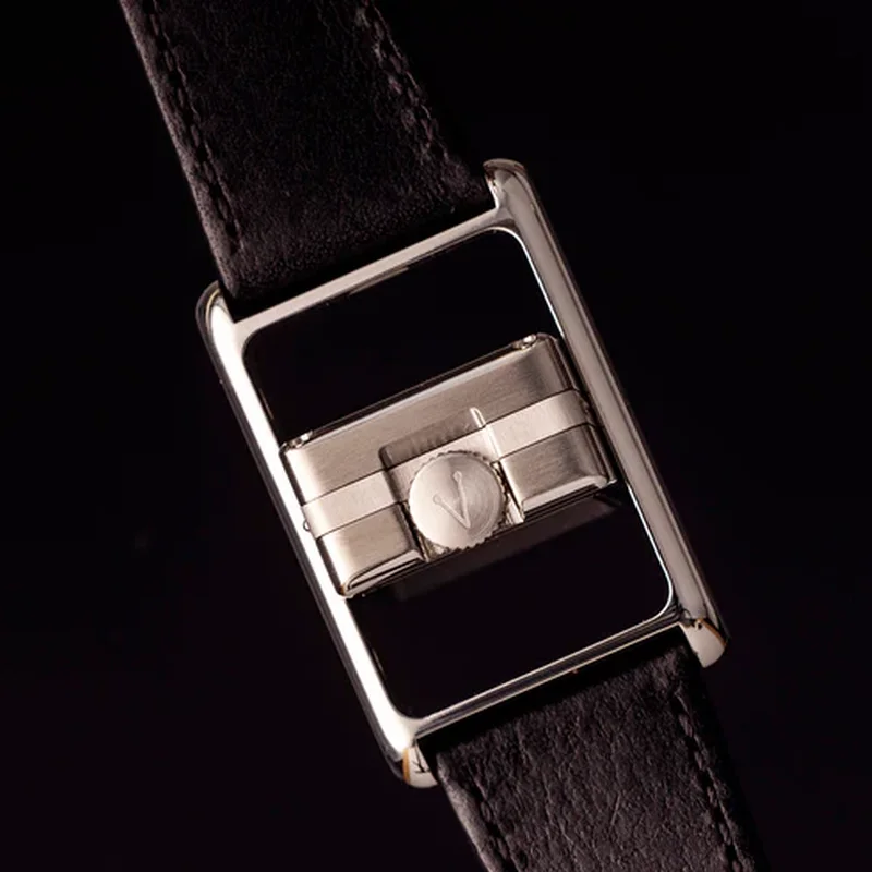 Thumb Vario VERSA Reversible Dual Time Gunmetal-Purple Watch