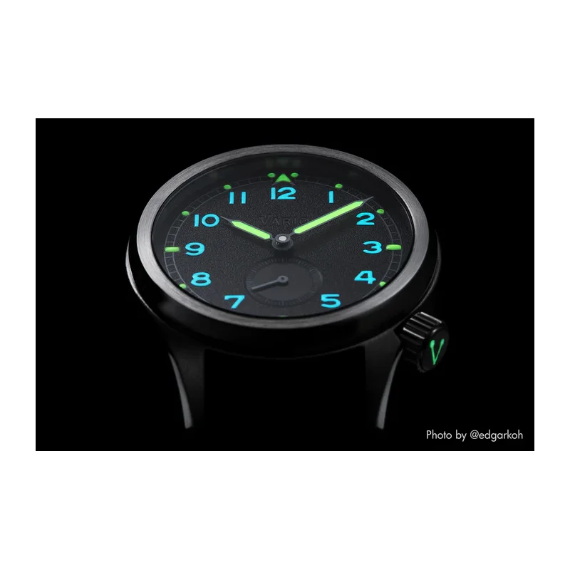 Thumb Vario 1945 D12 Army Green Field Watch