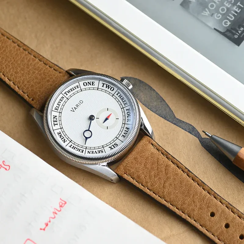 Thumb Vario NAVI Single Hand Cloud White Small Seconds Compass