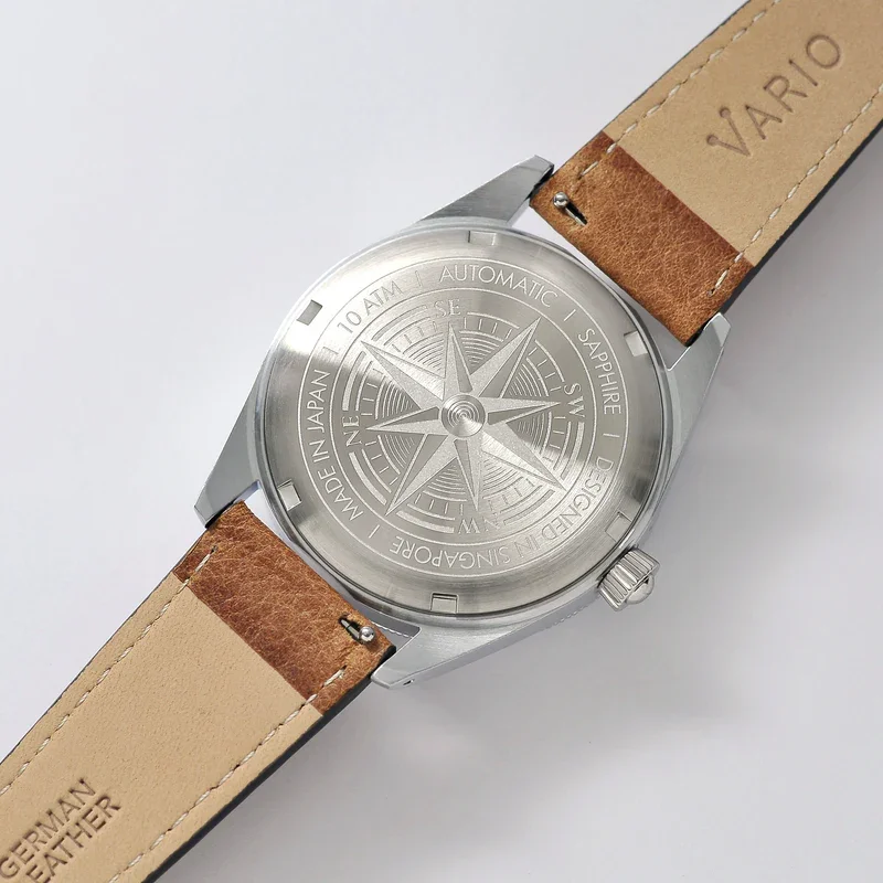 Thumb Vario NAVI Single Hand Cloud White Small Seconds Compass