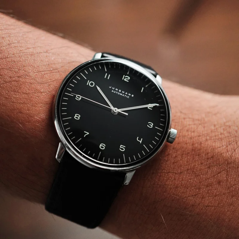 Thumb Max Bill Automatic Black No-Date