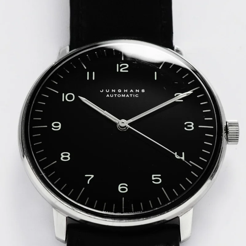 Thumb Max Bill Automatic Black No-Date