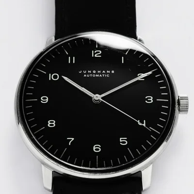 Max Bill Automatic Black No-Date