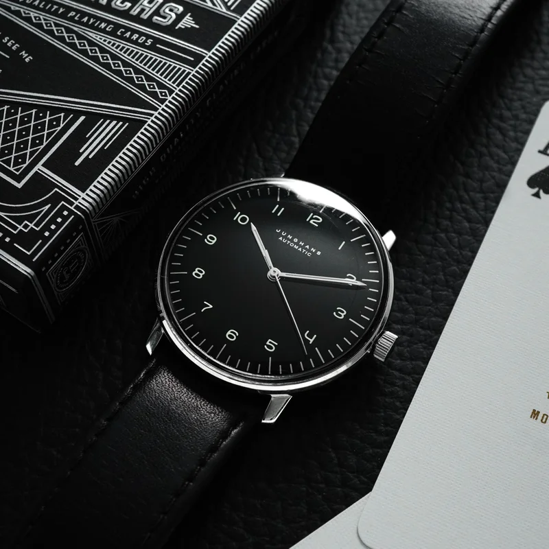 Thumb Max Bill Automatic Black No-Date