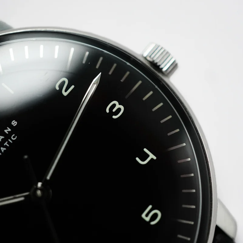 Thumb Max Bill Automatic Black No-Date