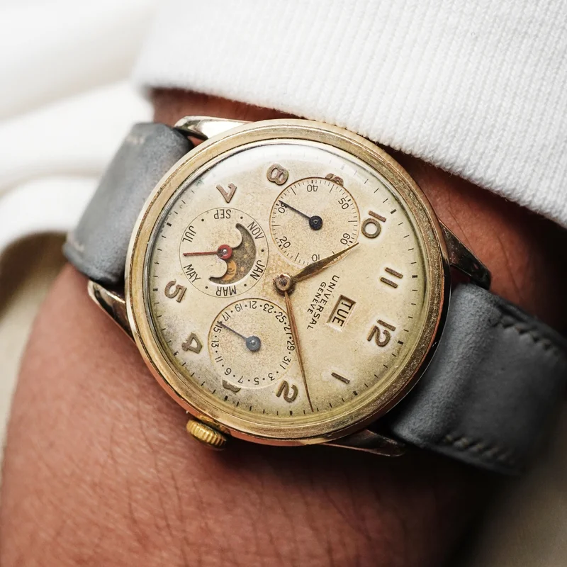 Thumb Universal Genève Triple Calendar Moonphase Ref. 41501 Cal. 291