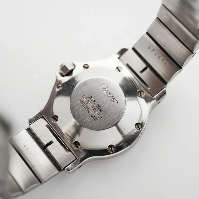 Thumb Cartier Santos Octagon Burgundy Dial Ref. 2966