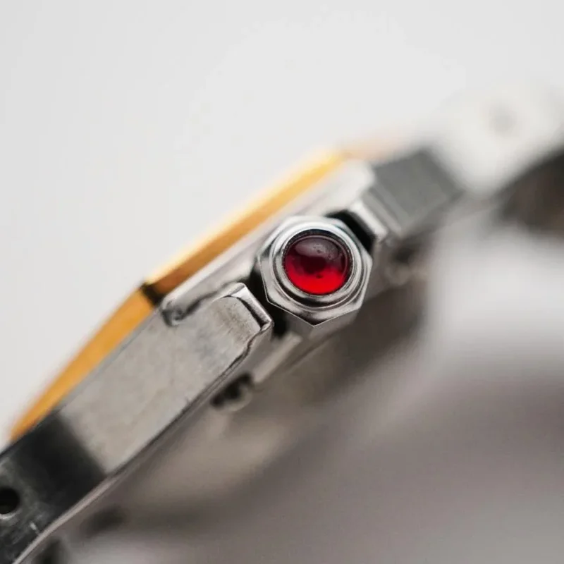 Thumb Cartier Santos Octagon Burgundy Dial Ref. 2966