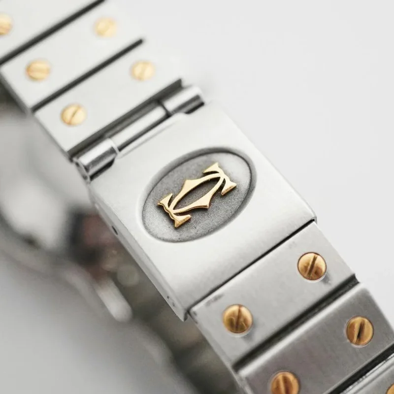 Thumb Cartier Santos Octagon Burgundy Dial Ref. 2966