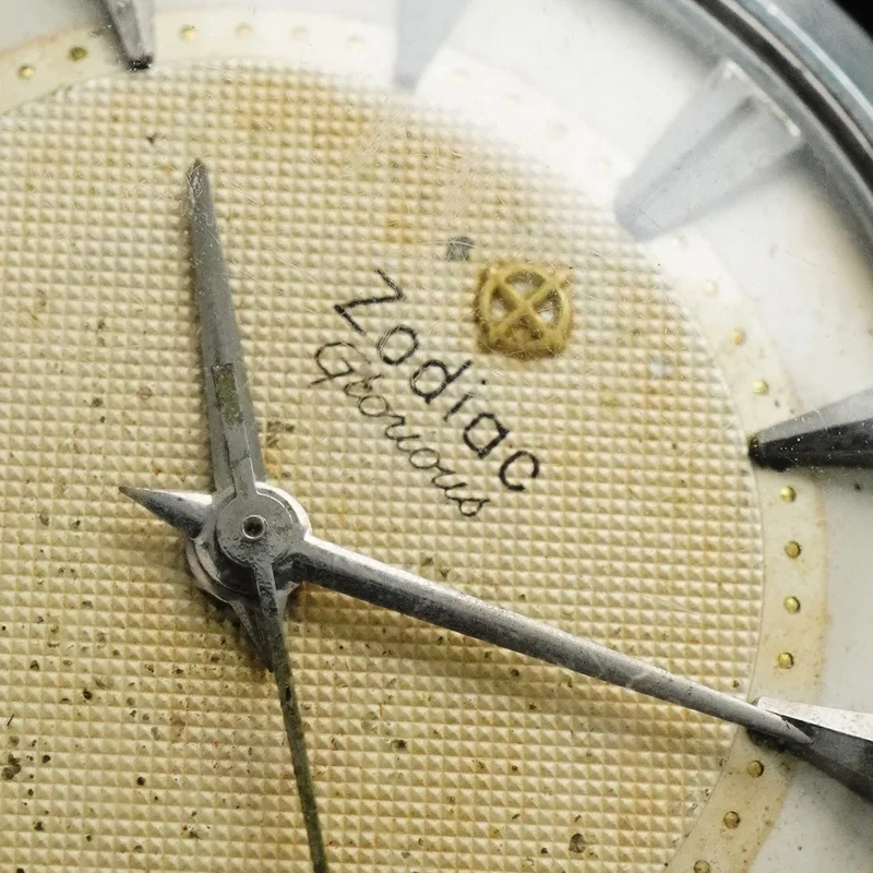 Thumb Zodiac Glorious Cream Honeycomb Dial Circa 1950’s